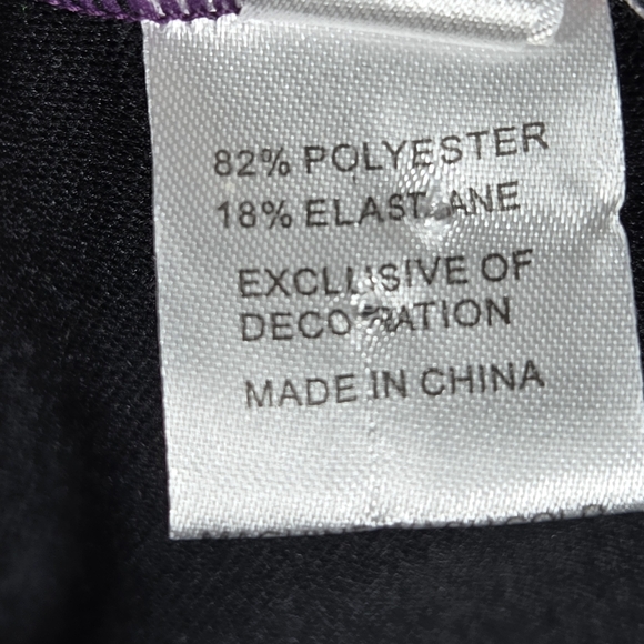 Rotita Purple Tropical Floral 2 Piece Bikini Top & Cinched Swim Skirt Size Large - Picture 14 of 16